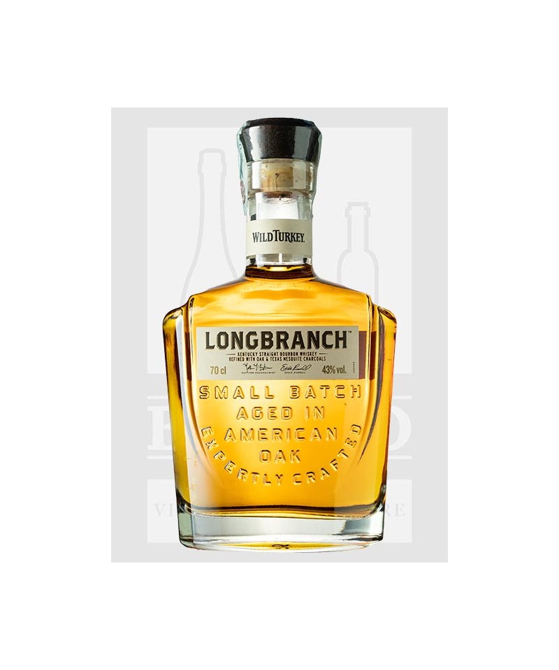 0700 LONGBRANCH WILD TURKEY KENTUCKY STRAIGHT BOURBON WHISKEY 43% VOL.