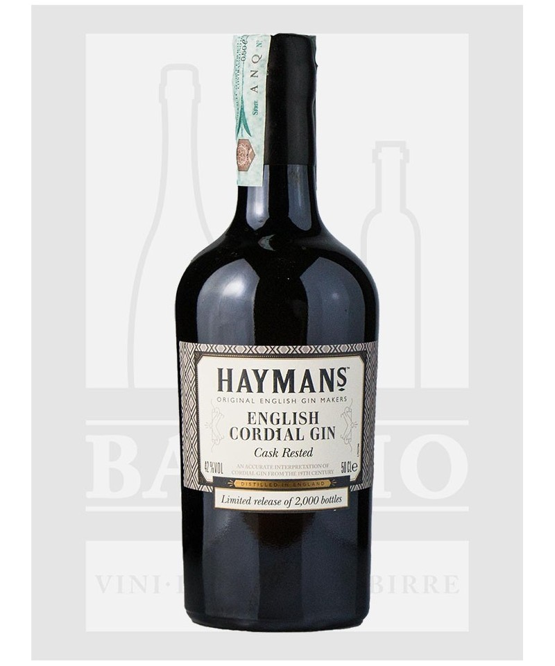 Hayman's 'Cordial Gin' Cask Rested Limited Release 42% 50 cl